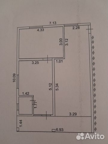 

1-к. коттедж, 70 м²