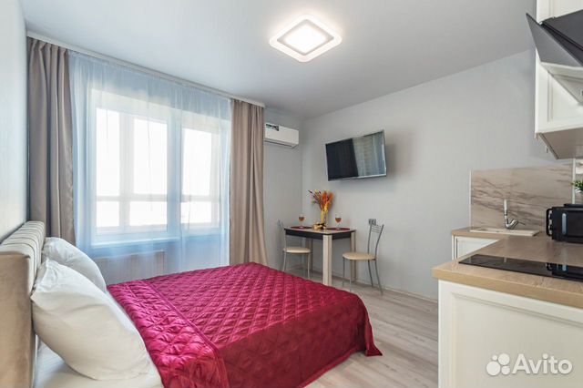 

Квартира-студия, 25 м², 1 кровать