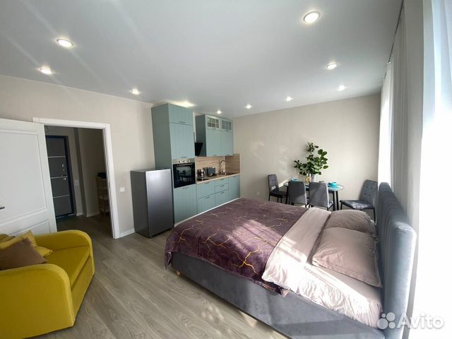 

Квартира-студия, 32 м², 2 кровати