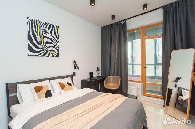 

1-к. квартира, 50 м², 3 кровати