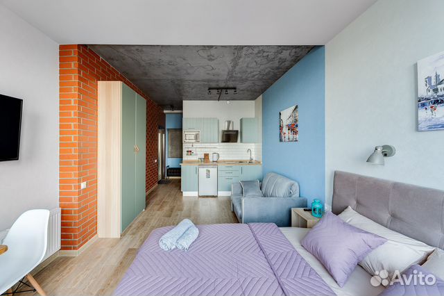 

Квартира-студия, 26 м², 1 кровать