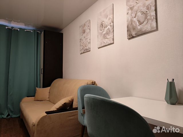 

Квартира-студия, 17 м², 1 кровать