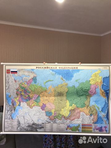 Карта мира и России
