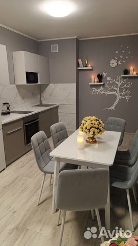 

1-к. квартира, 46 м², 3 кровати