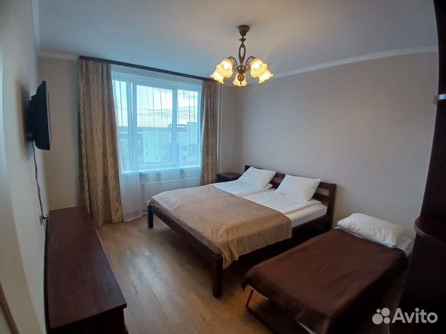 

1-к. квартира, 41 м², 3 кровати