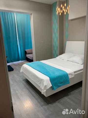 

1-к. квартира, 46 м², 3 кровати