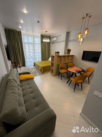 

Квартира-студия, 46 м², 2 кровати