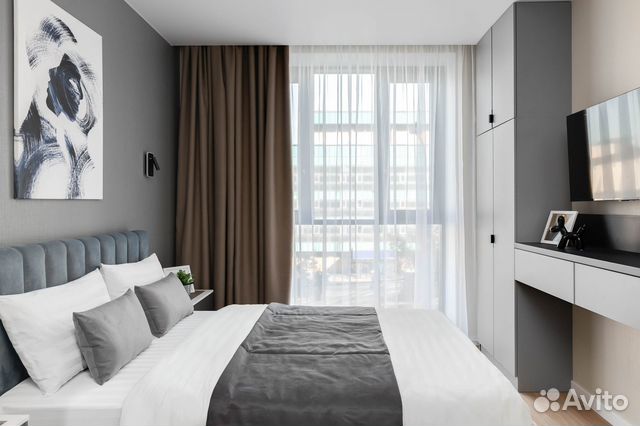 

Квартира-студия в апарт-отеле, 21 м², 2 кровати