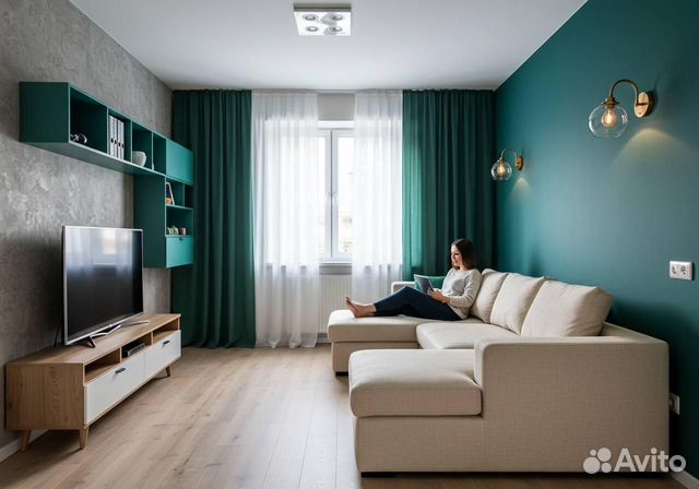 

2-к. квартира, 65 м², 2 кровати