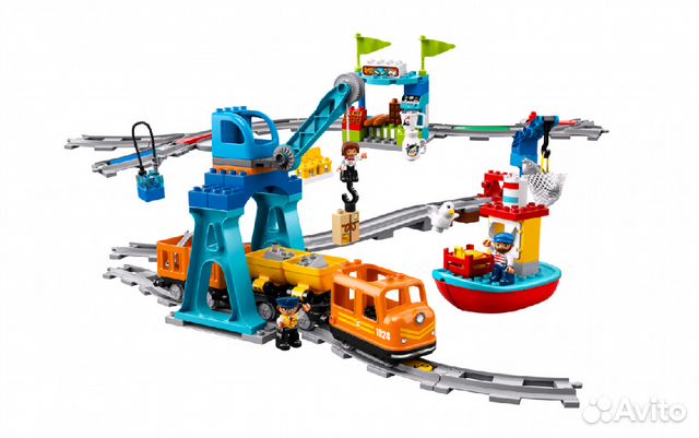 10875 lego duplo Town Грузовой поезд Новый 10875 lego duplo Town Грузовой поезд Новый