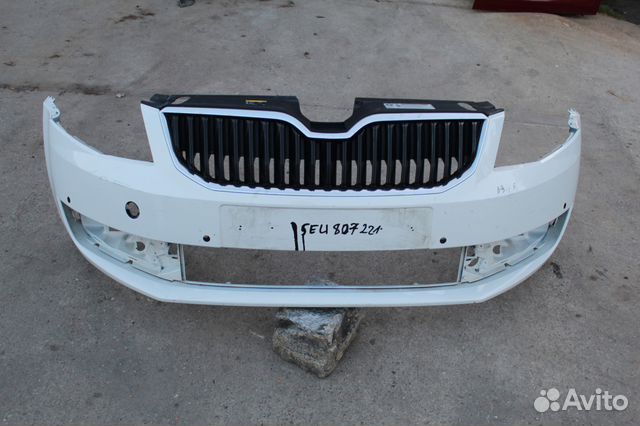 Бампер передний skoda octavia 3 a7 октавия а7