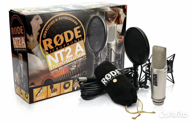 Профессиональный студийный микрофон Rode NT-2A Set