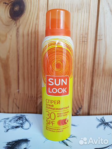 Сухой солнцезащитный спрей SUN look SPF-30, 125 мл