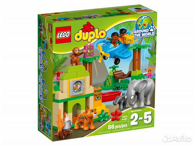 Lego Duplo* 10804 Животные Джунглей Азия /новый Lego Duplo* 10804 Животные Джунглей Азия /новый