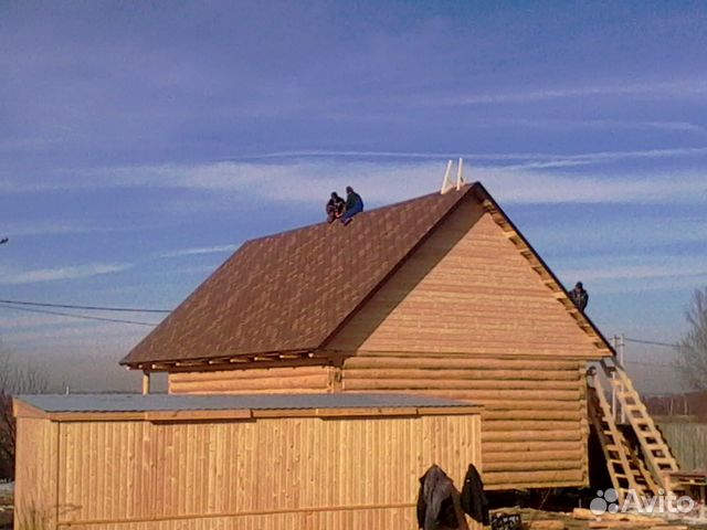 Сруб (4x5+ 2) С открытой террасой Сруб (4x5+ 2) С открытой террасой