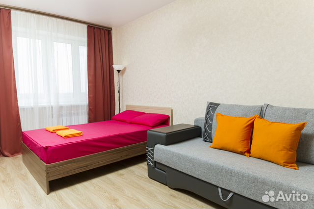

1-к. квартира, 40 м², 2 кровати