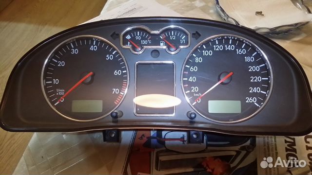 Хромированные кольца в приборную панель VW Golf 4