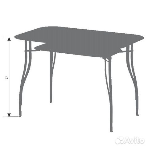 Стол кухонный стекло