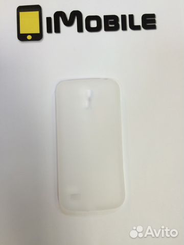 Чехол накладка Samsung S4 Mini i9190 Пластик Белый