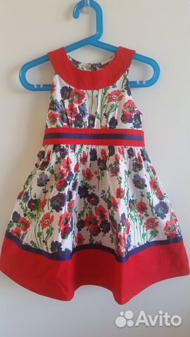 Платье для девочки Bluezoo, на 4г (новое) Платье для девочки Bluezoo, на 4г (новое)