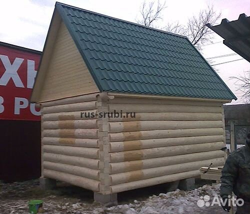 Сруб баньки 4х5 м Сруб баньки 4х5 м