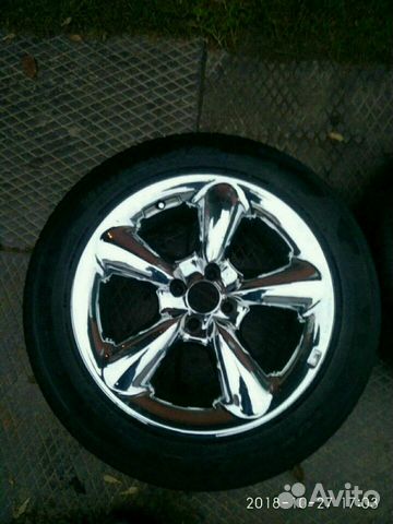 Продам диски яркий хром Work Goocars R17 4x100