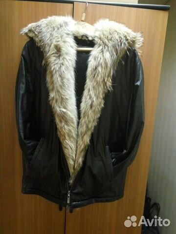 Куртка кожаная зимняя мужская Alessandro Manzoni