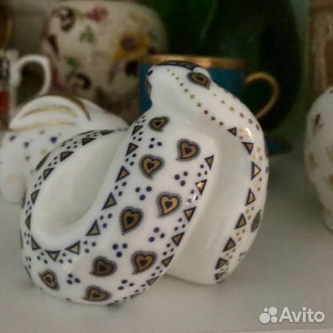 Статуэтка пресс-папье Змея Royal Crown Derb Англия