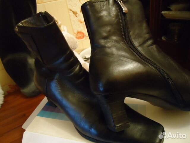 Р.41-42 зимние полсапожки натур.кожа и мех Р.41-42 зимние полсапожки натур.кожа и мех