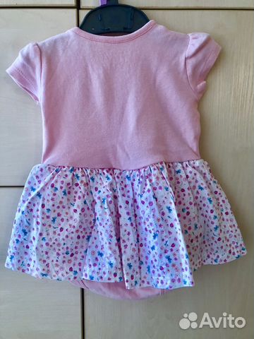 Платье-боди для девочки 3-6 мес mothercare