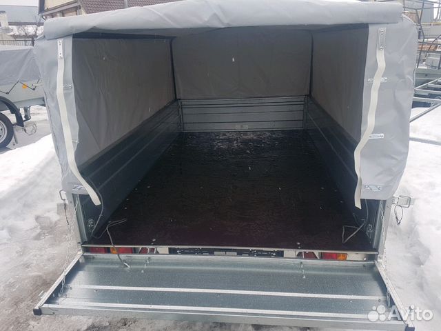 Прицеп Tavials Premium 2.02x1.23 тент 950мм домик
