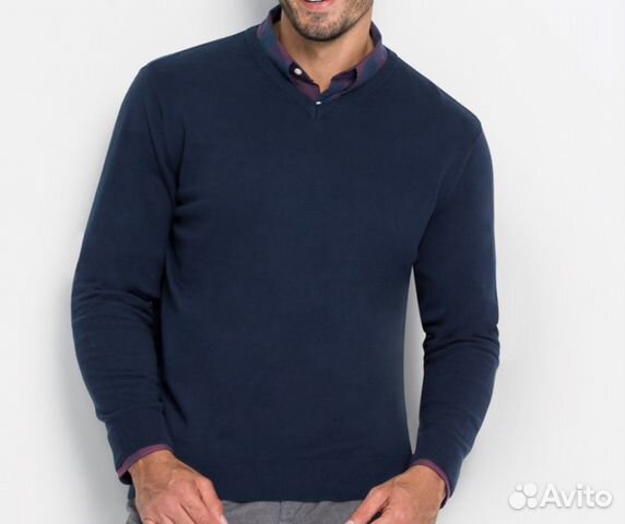Пуловер джемпер свитер мужской нов Германия х/б 50 Пуловер джемпер свитер мужской нов Германия х/б 50