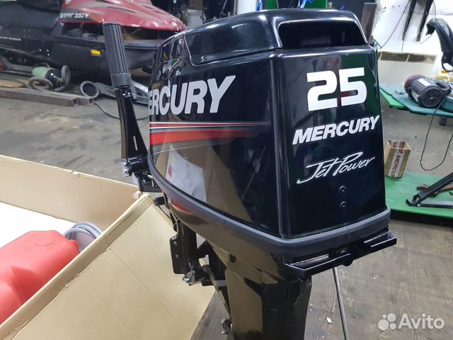 Мотор лодочный Mercury 25 ML JET бу как новый