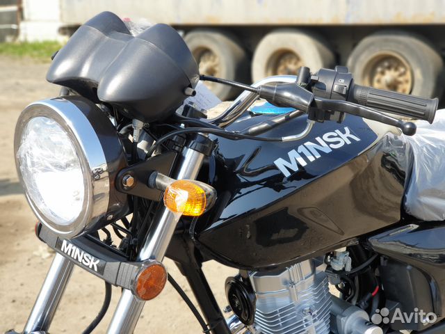 Мотоцикд M1NSK minsk D4 125 Black +шлем