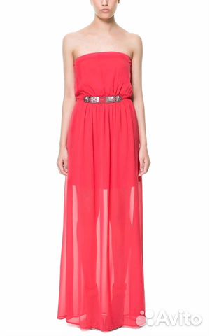 Красное платье в пол zara Красное платье в пол zara