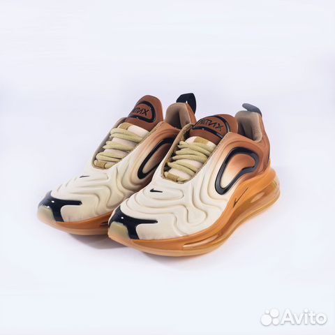 Кроссовки Air Max 720, золотой, черный, размер 42 Кроссовки Air Max 720, золотой, черный, размер 42