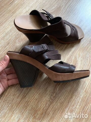 Сабо на каблуках