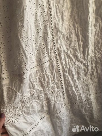 Сарафан белый, хлопок