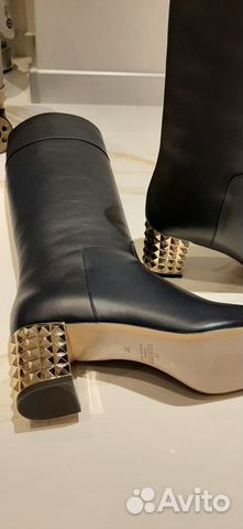 Сапоги кож Valentino 37 новые Сапоги кож Valentino 37 новые