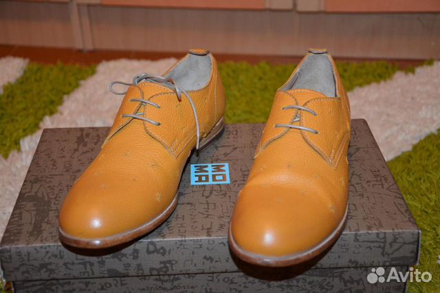 Новые туфли (дерби) Италия Hand Made Moma
