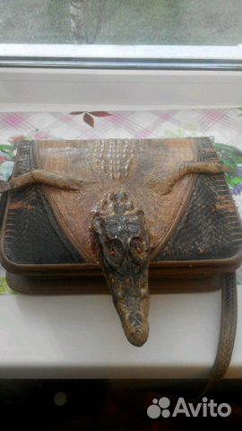 Сумочка из крокодила