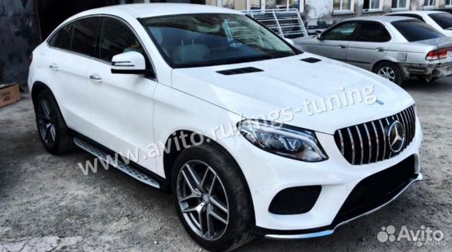 Решетка радиатора Mercedes GLE-Coupe GT style хром Решетка радиатора Mercedes GLE-Coupe GT style хром
