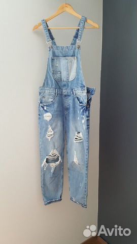 Джинсовый комбинезон zara