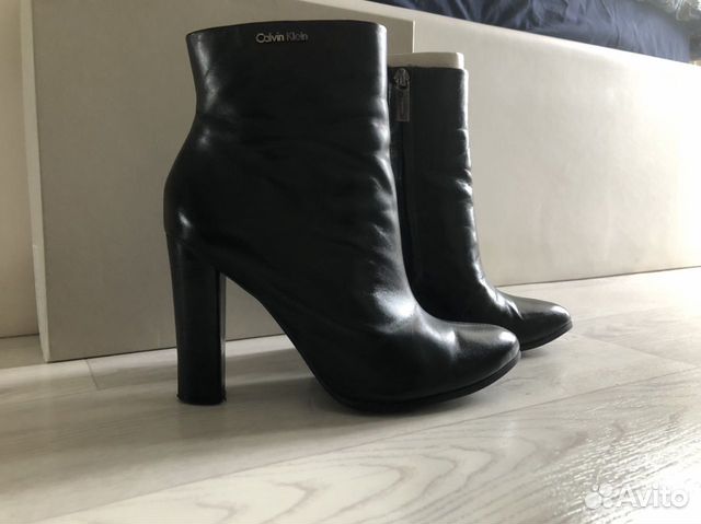 Ботильоны осень/весна Calvin Klein, 36 размер. Б/у Ботильоны осень/весна Calvin Klein, 36 размер. Б/у