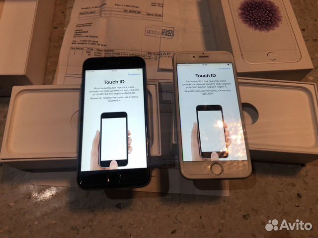 iPhone 6, 16 GB чёрный и iPhone 6, 16 GB Белый
