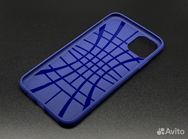 iPhone 11 Pro Max Чехол Spigen Синий Силикон iPhone 11 Pro Max Чехол Spigen Синий Силикон