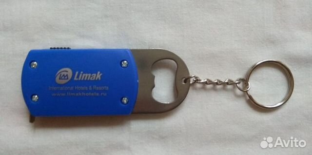 Брелок открывалка фонарь метр
