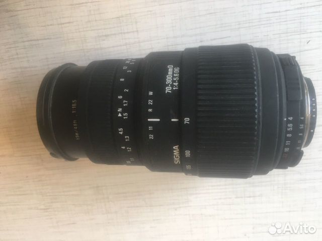 Объектив Sigma 70-300 mm 1:4-5.6 DG