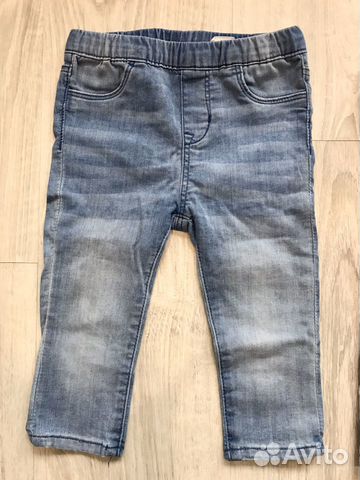 Джинсы H&M для девочки 80 новые