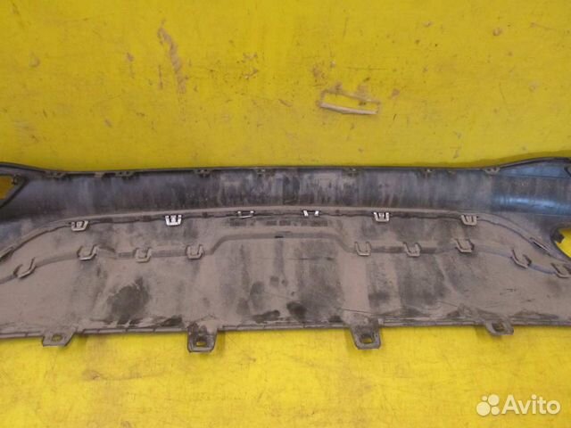 Юбка заднего бампера Mercedes GLE W166 (15-18) AMG